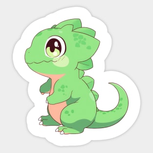 Sideview of Iguana Sticker